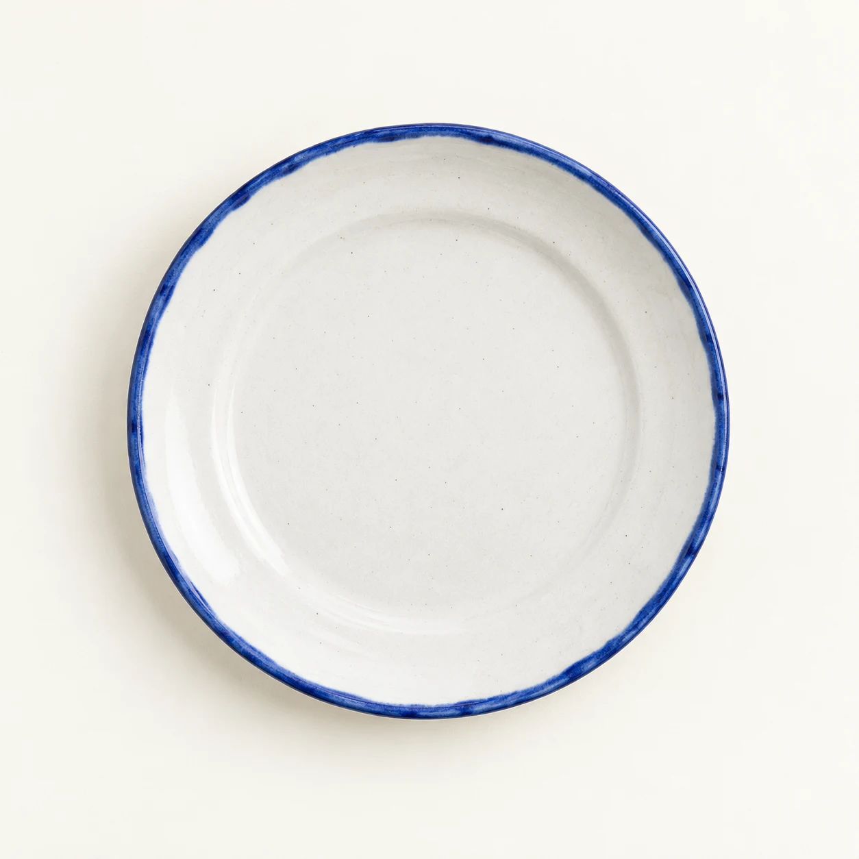 Blue rim side plate